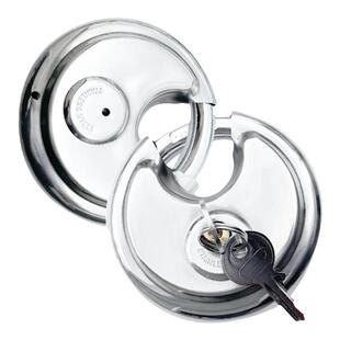 防砸防撬防盗车厢仓库大门锁横开锁头户外锁具大全圆形不锈钢挂锁