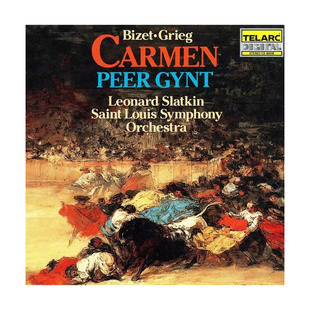 原装进口 斯拉特金 比才 卡门组曲&格里格 培尔·金特组曲 美版CD