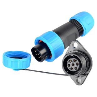 防水连接器SPWM13/1/2针3芯4孔5线6心7焊锡 防水航空插头插座丰佑