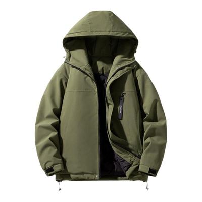 大码冬季防风防寒男士棉服