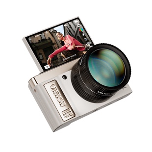 爱国者【D9美拍版】数码相机微单E9入门新手学生校园CCD高清vlog