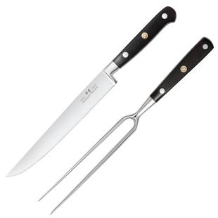 千寿高端牛排刀西餐刀厨师专用烤肉刀日式铁板烧刀叉分割切肉刀具