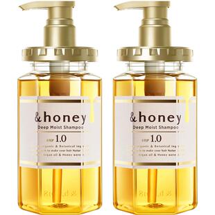 honey安蒂花子蜂蜜洗发水深层滋养改善毛躁柔顺护发素保湿护发套