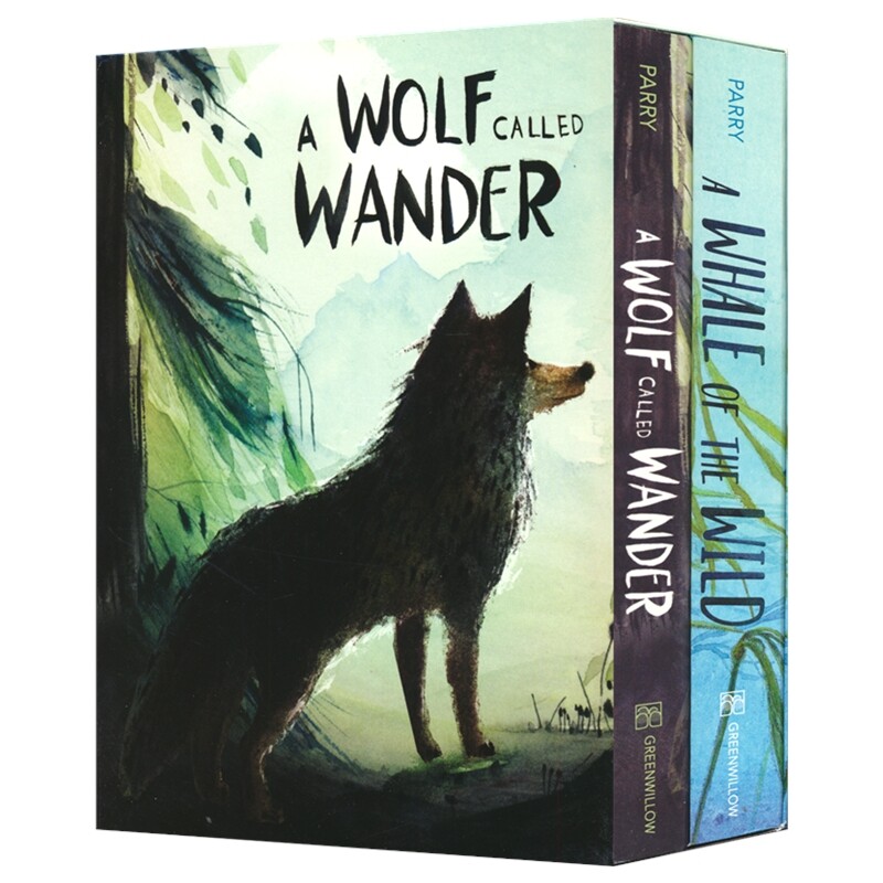 Voice of the Wilderness 荒野之声动物冒险系列 A Wolf Called Wander A Whale of the Wild 英语章节小说 英文原版进口儿童图书