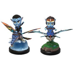 野兽王国 阿凡达2水之道 杰克 涅提妮 Q版摆件手办礼物