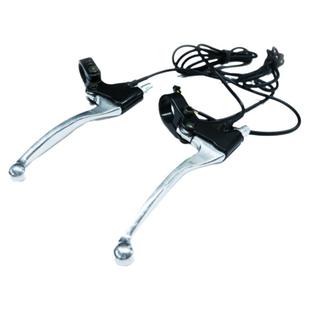 电动自行车滑板车银色手刹刹把 带刹车断电线刹车把 刹车手把配件