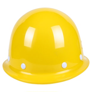 盔式安全帽工地国标加厚建筑工程防护劳保工人头盔男夏印字logo