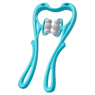 颈椎按摩器脖子肩颈按摩神器手动颈背腰部多功能揉捏夹疏通仪家用