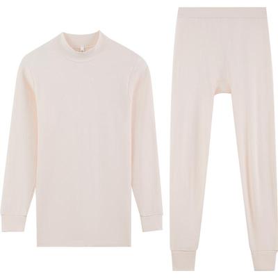 红豆保暖套装内衣中高领男女纯棉