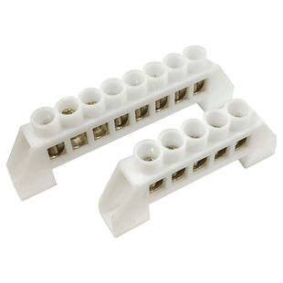 桥型零线排 10孔零地排接地铜排6*9十孔配电箱接零接线端子排10位