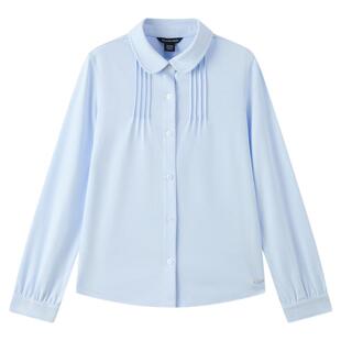 【云柔棉】eland kids衣恋童装女童衬衫2025年秋季新品学院风上衣