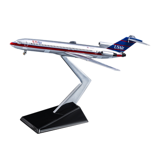 波音B727客机航模全美航空墨西哥合金飞机模型起落架可收放1:250