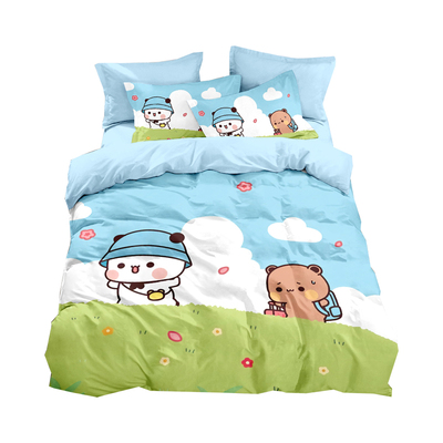 一二布布四件套纯棉可爱