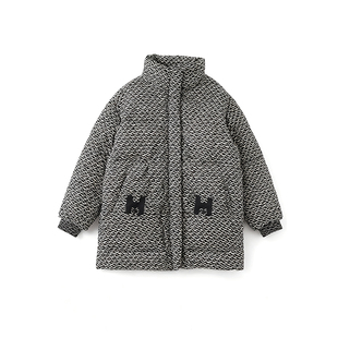 冬季新款连帽宽松保暖立领羽绒服加厚90白鸭绒休闲外套大口袋潮流