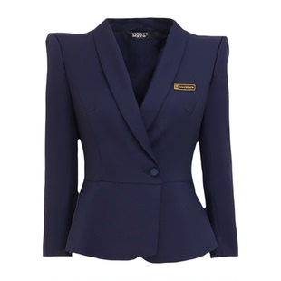 工作服女职业气质西装套装春秋季三件套小个子行政珠宝店高端正装