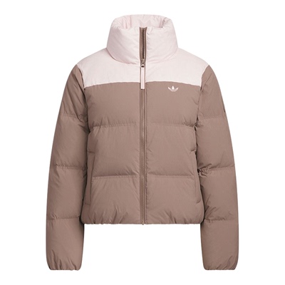 Adidas/阿迪达斯正品冬季女士运动经典拉链保暖面包羽绒服KC2660