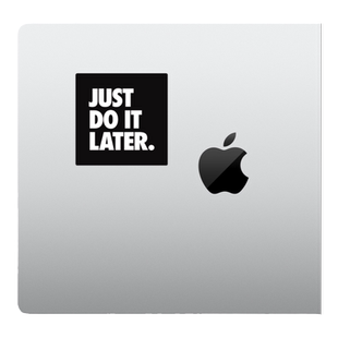 SkinAT 拖延症贴纸 我已很忙贴纸 不要打扰贴纸 自创优秀工作环境搞怪贴纸 办公室贴纸 笔记本贴纸 老板贴纸