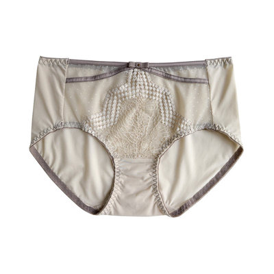 法式轻奢优雅蕾丝冰丝三角女裤衩