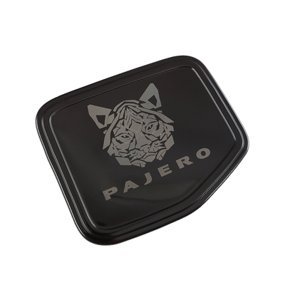 三菱帕杰罗v93v97不锈钢油箱盖贴