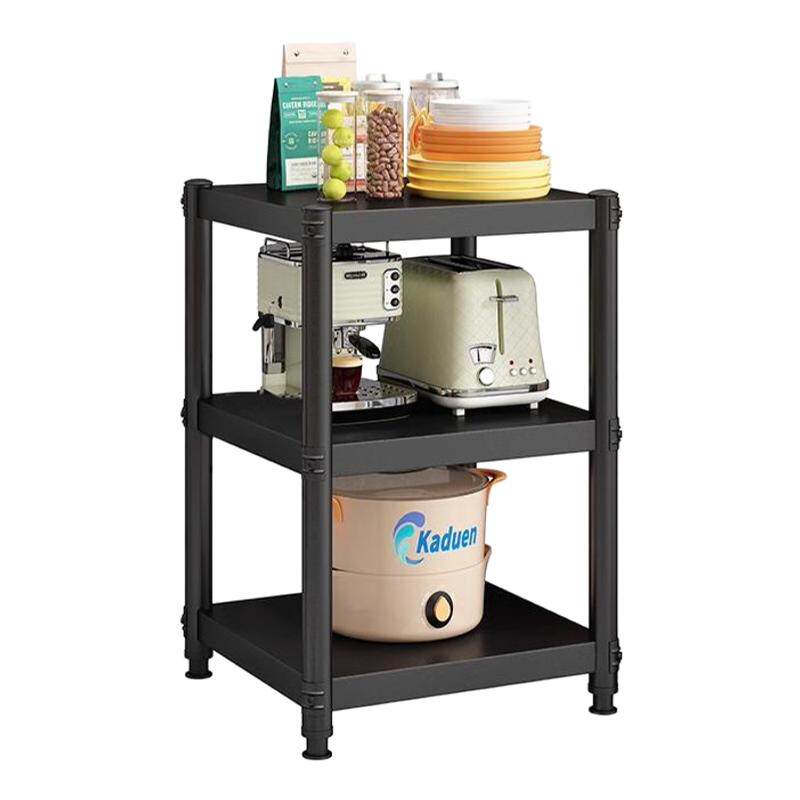 加厚钢制厨房夹缝收纳架落地多层置物架碗盘架冰箱橱柜窄缝隙锅架