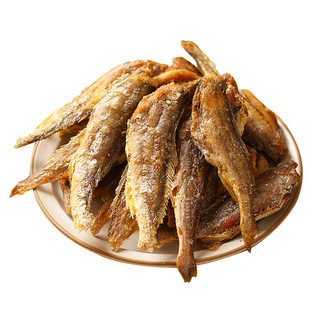 香酥小黄鱼酥黄花鱼干网红海味海产孕妇休闲小鱼干零食500g下酒菜