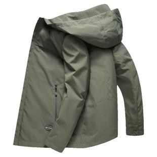 雪中飞夹克男2025秋季新款连帽休闲春秋外套中青年人百搭加厚风衣