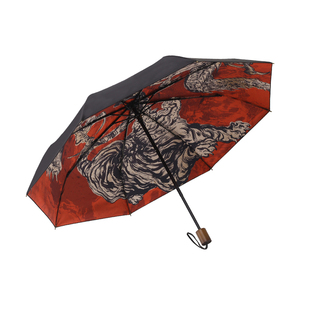 rabbituu联名虫师【龙盘虎】双层遮阳伞防晒防紫外线雨伞男礼盒