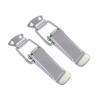 不锈钢搭扣L001鸭嘴扣铁镀镍弹簧工具箱卡扣设备箱包锁扣工业机械