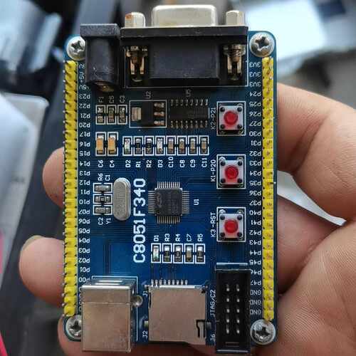 议价C8051F340/380开发板学习板系统板核心板维修