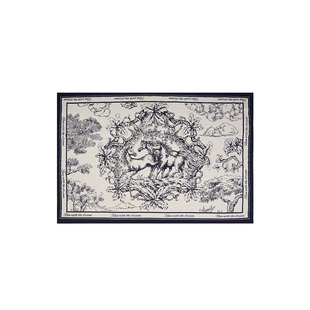 大英博物馆新中式羊毛提花盖毯午睡毯空调毯子马年本命年生日礼物