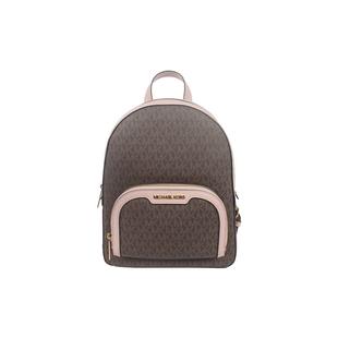 【自营】Michael Kors香港直邮 中号PVC印花配皮女士双肩包时尚