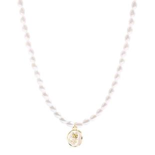 法式赫本风复古倪妮同款珍珠项链女轻奢高级感锁骨链小众气质颈链