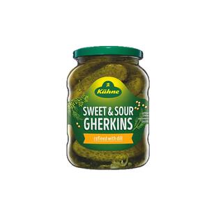 德国冠利酸黄瓜670g酸甜俄罗斯腌制俄式小青瓜罐头原装进口酱瓜