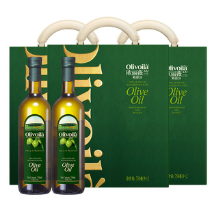 欧丽薇兰橄榄油礼盒750ml*6食用油官方含特级初榨健康过年送礼