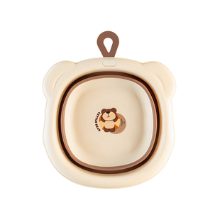 儿童洗脸盆可折叠脸盆子家用小盆大盆方形脸盆便携式旅行塑料水盆