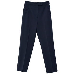 Lavinia西装裤女25春秋气质面试烟管裤直筒显瘦黑色休闲裤B45K02P