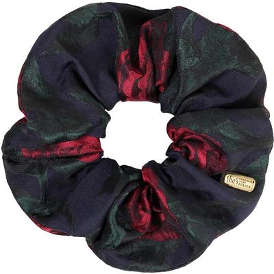 shes茜子复古玫瑰提花大肠发圈