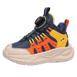 贵人鸟男童鞋运动鞋加绒大棉2025冬季新款防滑耐磨户外男孩跑步鞋