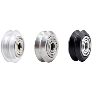 3d打印机配件塑料滑轮2020铝型材V轮惰轮雕刻写字机POM大轮被动轮