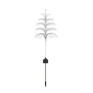 太阳能水母灯七彩光纤户外花园插地景观庭院草坪装饰灯阳台氛围灯