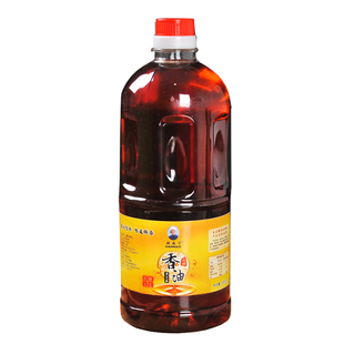 香油芝麻油无添加石磨黑芝麻香油家用农家自榨小磨香油蘸料1000ml