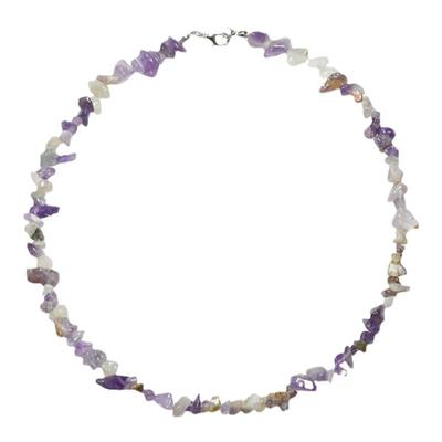 AWE周深同款天然碎石串珠项链