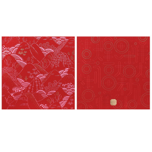 道林通用中国风卡片可代手写贺卡简约祝福卡感谢员工入职送客户纪念日朋友乔迁复古创意新年寿宴开业商务定制