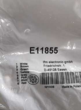 议价IFM E11855连接线