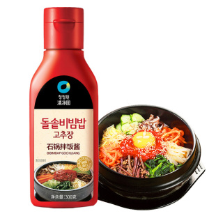 【自营】清净园韩式石锅拌饭酱韩国米辣椒村脂肪正宗专用料0辣酱