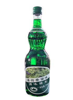 安然绿薄荷香蜜鸡尾酒泰绿糖浆