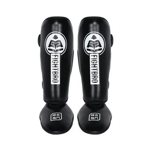FIGHTBRO飞特氏拳击散打护腿成人自由搏击护胫格斗跆拳道训练护腿