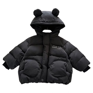 儿童羽绒服男女童冬季羽绒服90白鸭绒宝宝小童短款卡通保暖外套