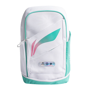 李宁运动双肩包匹克球拍包防泼水休闲户外日常通勤男女通用款背包