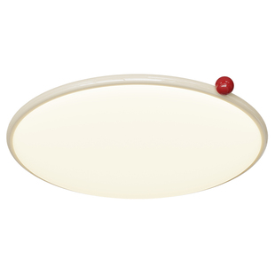 帕莎 卧室吸顶灯 现代简约吸顶灯客厅大灯奶油风超薄全光谱灯具